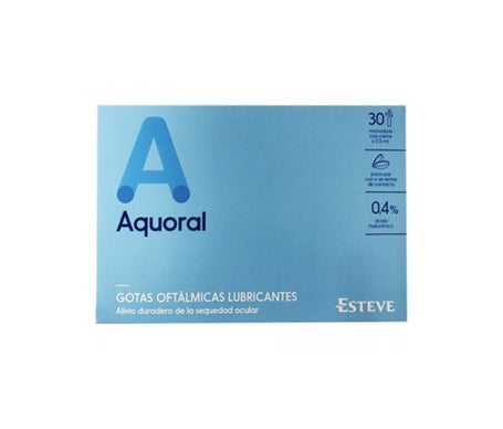 aquoral gotas oft lmicas lubricantes est riles 0 5 ml 30uds