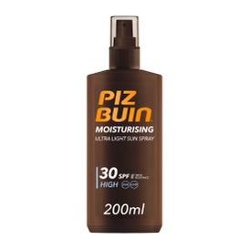 piz buin ultra light moisturising spf30 spray 200ml