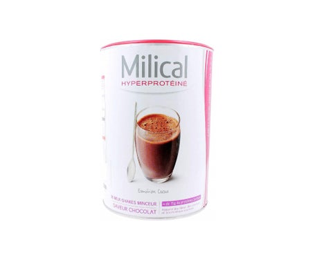 milical bebidas de chocolate con hiperprotina 1 caja de 18 bebidas