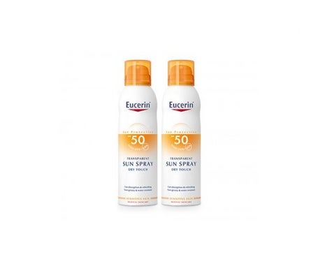 eucerin sun spray toque seco spf50 2x200ml