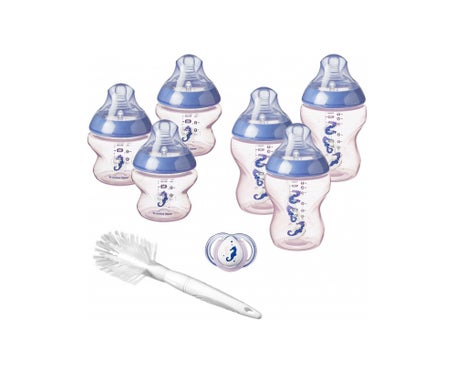 tommee tippee kit recien nacido closer to nature azul