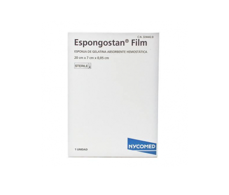 espongostan aposito esteril film 1 lamina