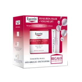 eucerin pack hyaluron filler volume piel seca50ml contorno15ml