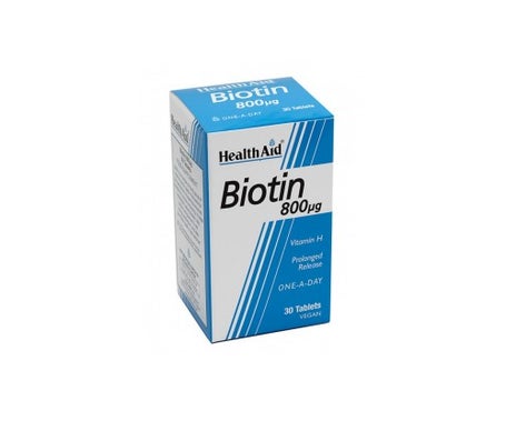 health aid biotina 800 microgramos 30 tabletas
