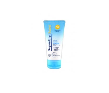 bepanthen crema facial solar 50 piel sensible tubo 50 ml