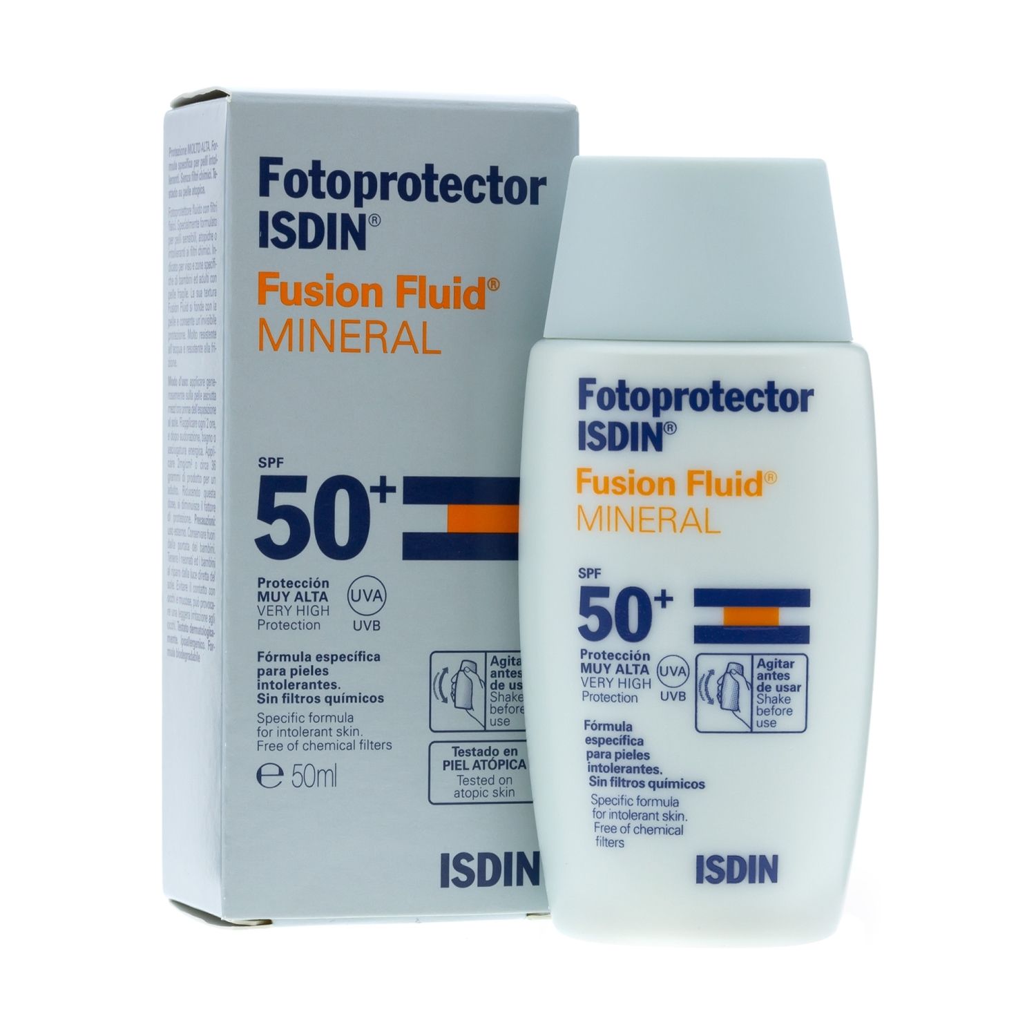 fotoprotector isdin fusion fluid mineral spf50 50ml