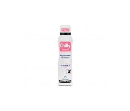chilly desodorante spray invisible 150ml