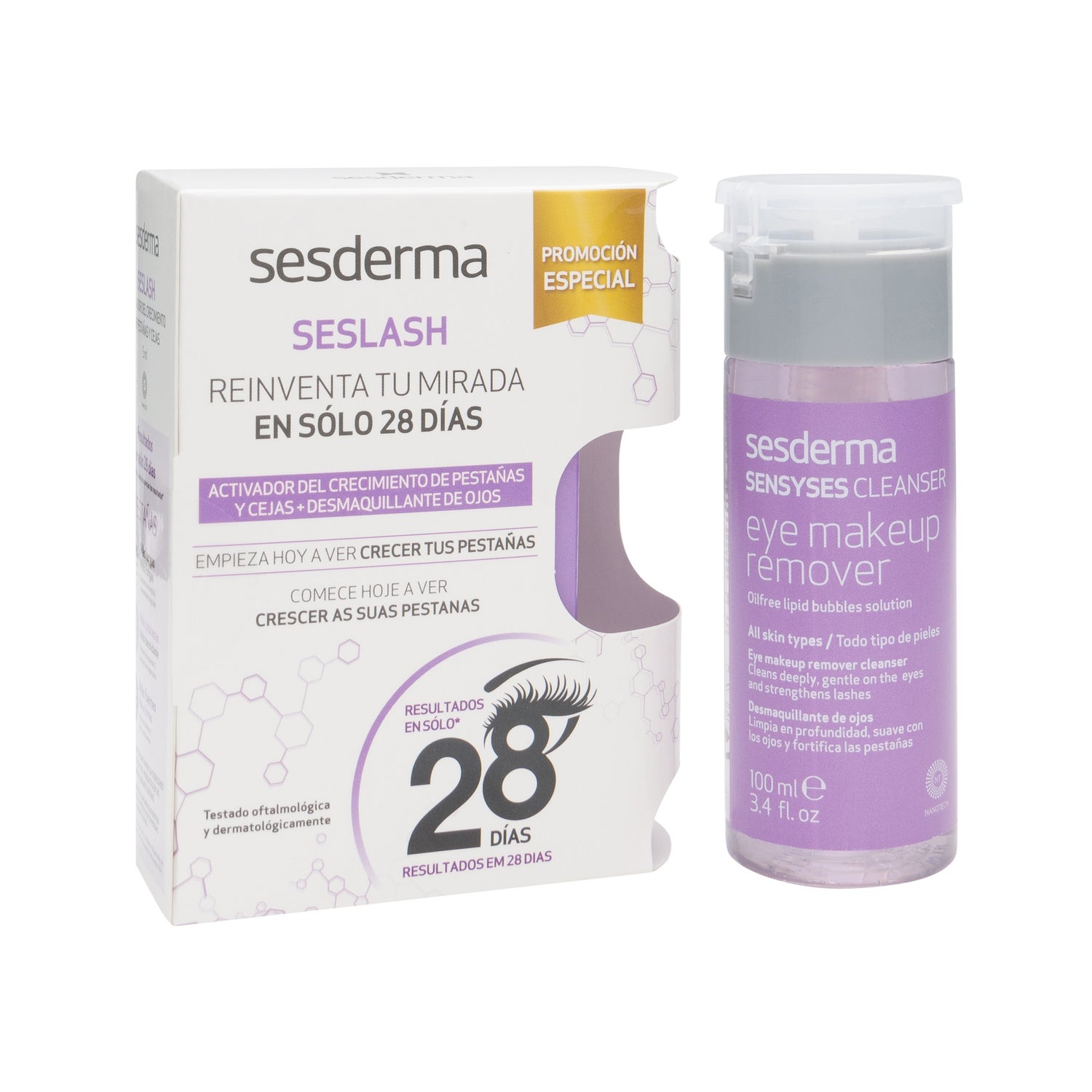 sesderma seslash serum liposomado 5ml sensyses cleanser 100ml