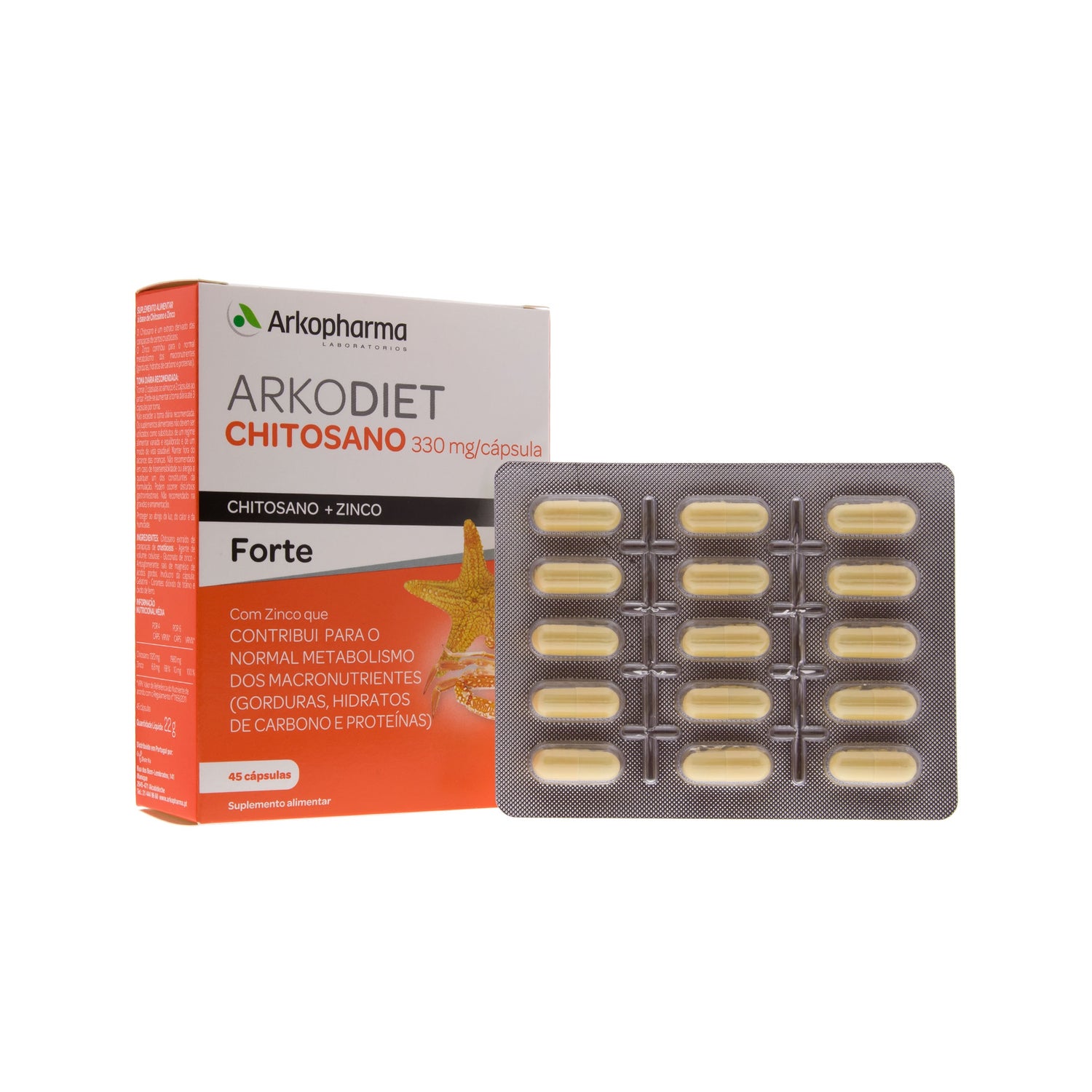 arkodiet chitos n forte 45c ps
