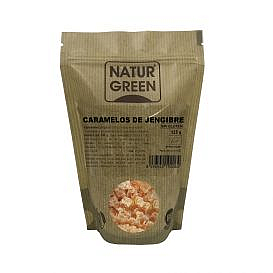 naturgreen caramelos ecol gicos de jengibre 125g