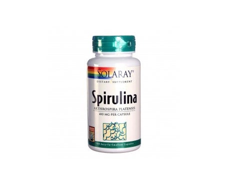 solaray espirulina c ps 410mg