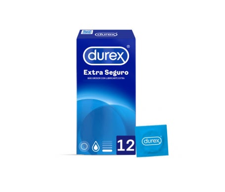 durex extra seguro preservativos 12uds