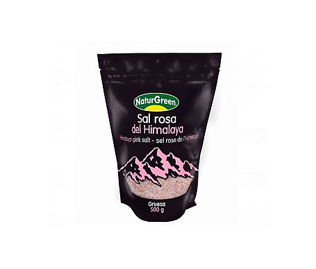 naturgreen sal rosa del himalaya gruesa 500g