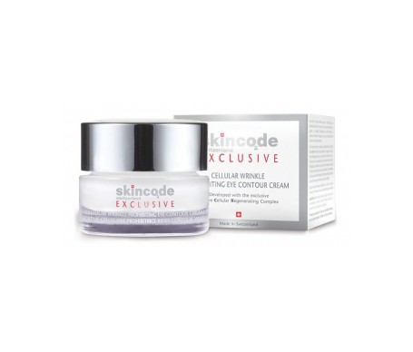 skincode exclusivo cellular wrinkle prohibitor eye contour cream 15ml