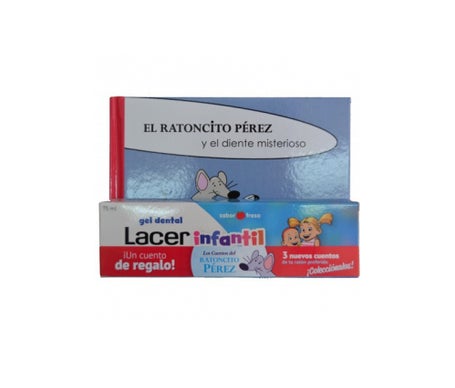 lacer gel dental infantil 75ml regalo