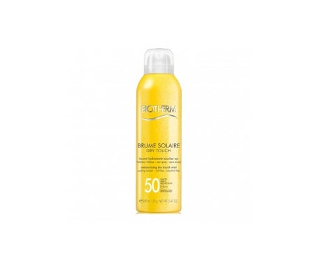 biotherm brume solaire spray dry touch oil free spf50 150ml