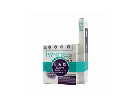 iwhite instant2 pack molde dental 10 unidades cepillo blanqueador