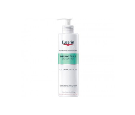 eucerin dermopure oil control gel limpiador facial 200ml