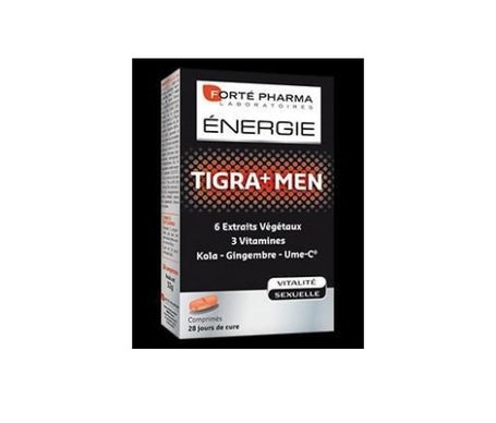 fort pharma tigra men energy 28 comprimidos