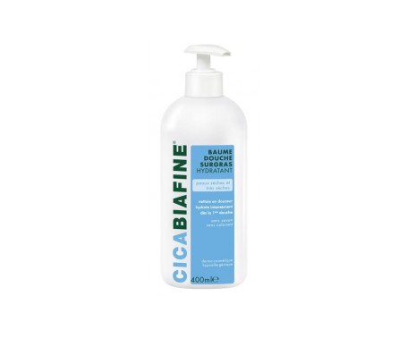 b lsamo de ducha hidratante cicabiafine para pieles secas y muy secas frasco con bomba de 400 ml