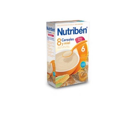 nutrib n 8 cereales con miel y frutos secos 600g