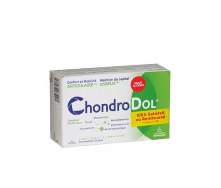 chondrodol suplemento alimenticio confort y movilidad caja de 60 comprimidos