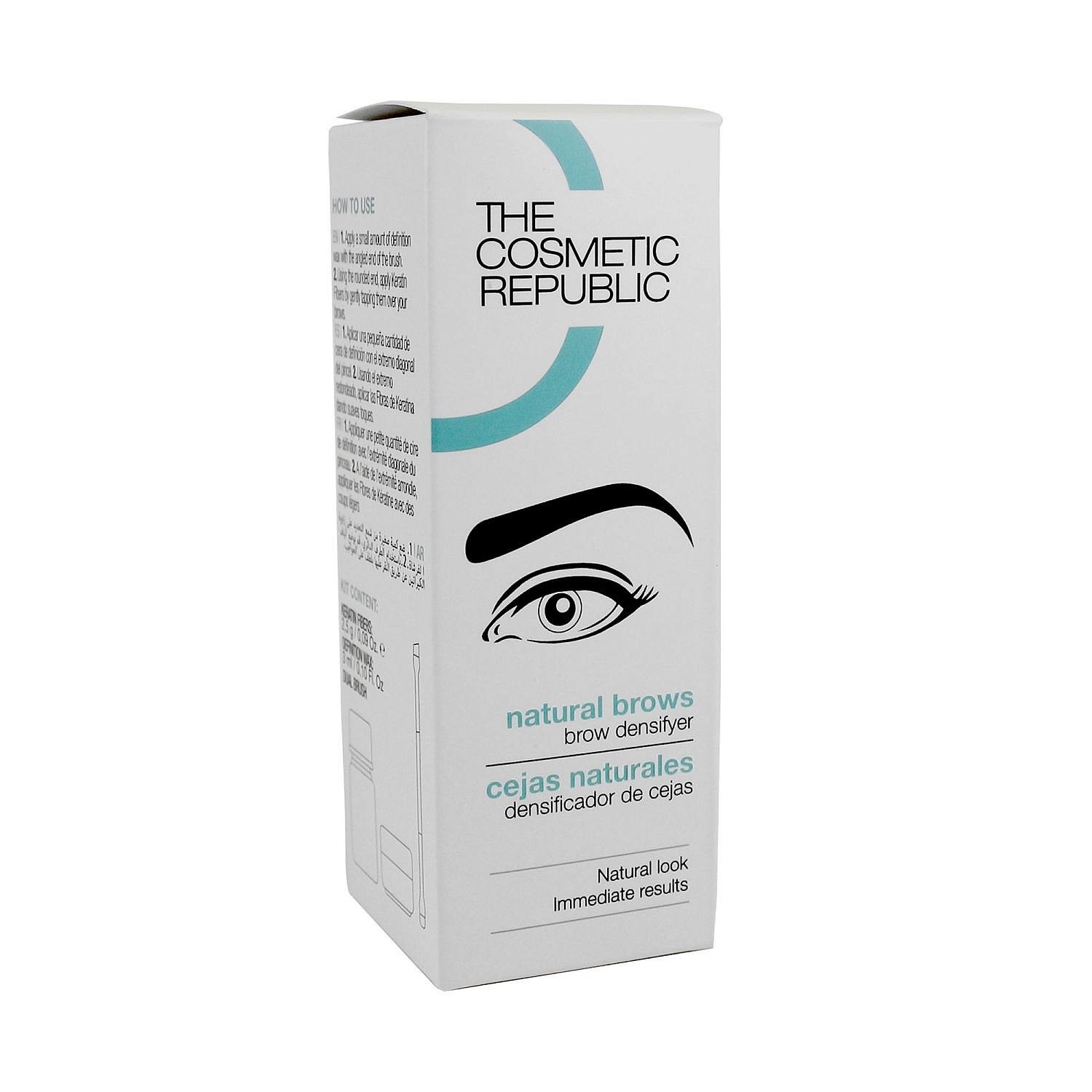the cosmetic republic natural brows rubio claro 1 kit
