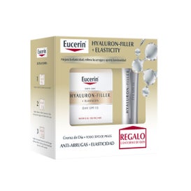 eucerin pack hyaluron filler elasticity 50ml contorno 15ml