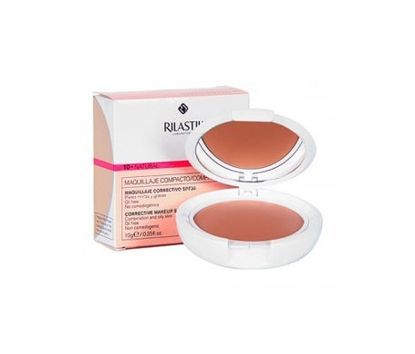rilastil coverlab compact base maquillaje tono natural 10g