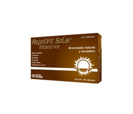 aspolvit solar intensive bronceado natural y duradero 30c ps