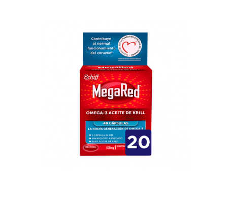 megared omega 3 aceite de krill 20c ps