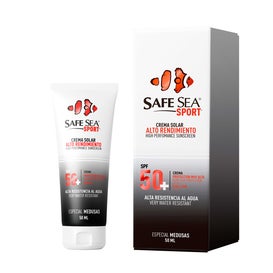 safe sea sport protector solar especial medusas spf50 crema 50ml