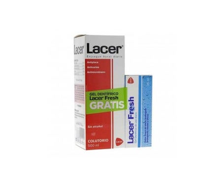 lacer pack colutorio 500ml lacer fresh gel 35ml