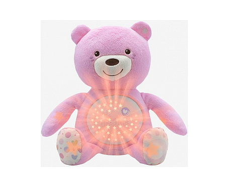 chicco proyector baby bear rosa 0m