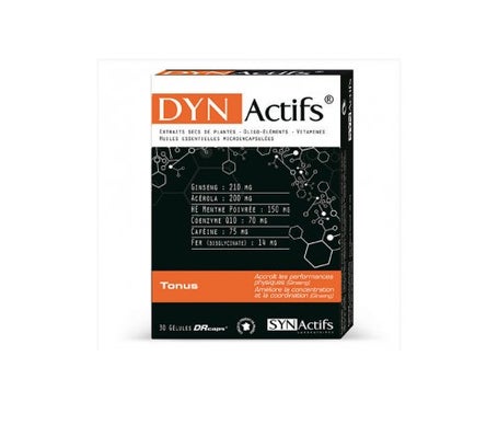 synactives dynactifs tonus 30 glules